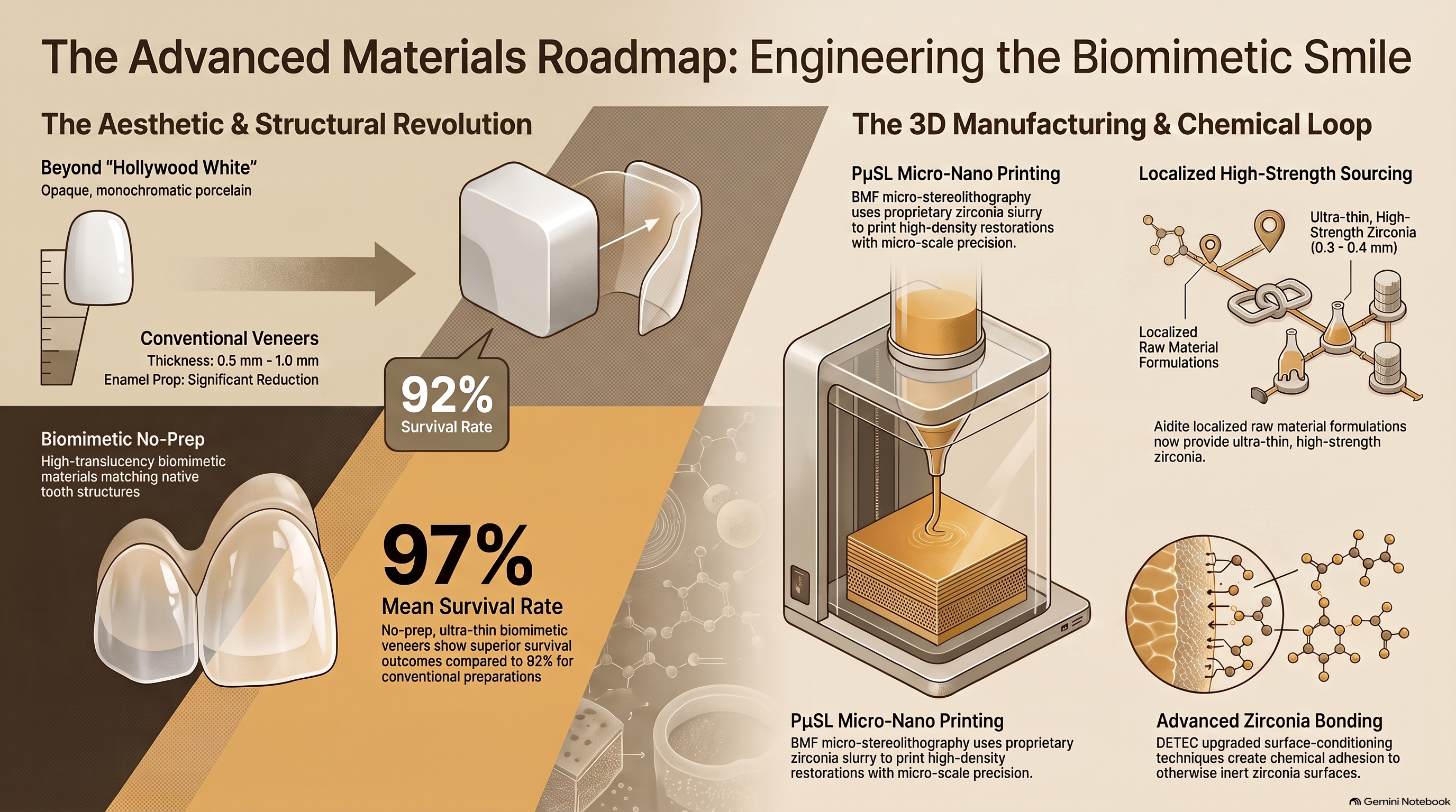 Engineering the biomimetic smile
