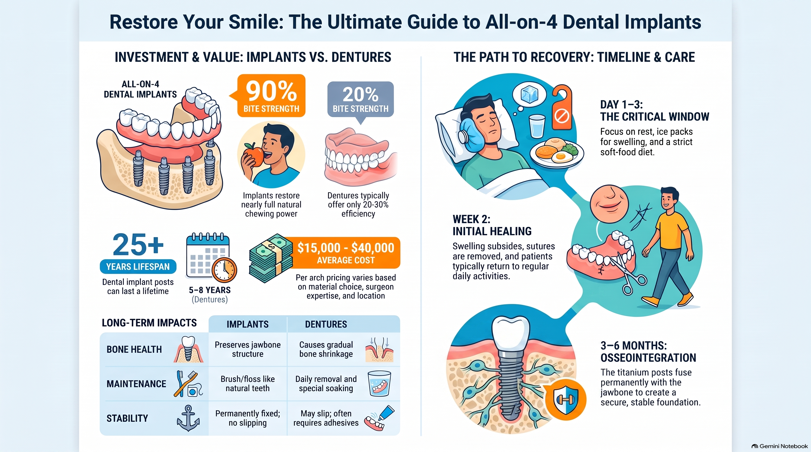 Guide To Full Arch Dental Implants